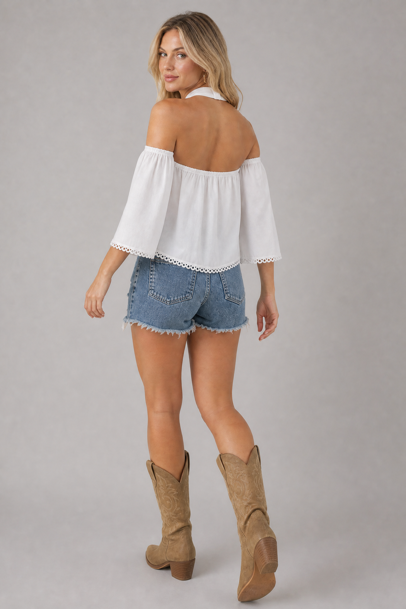 Southern Charm Crochet Halter Top