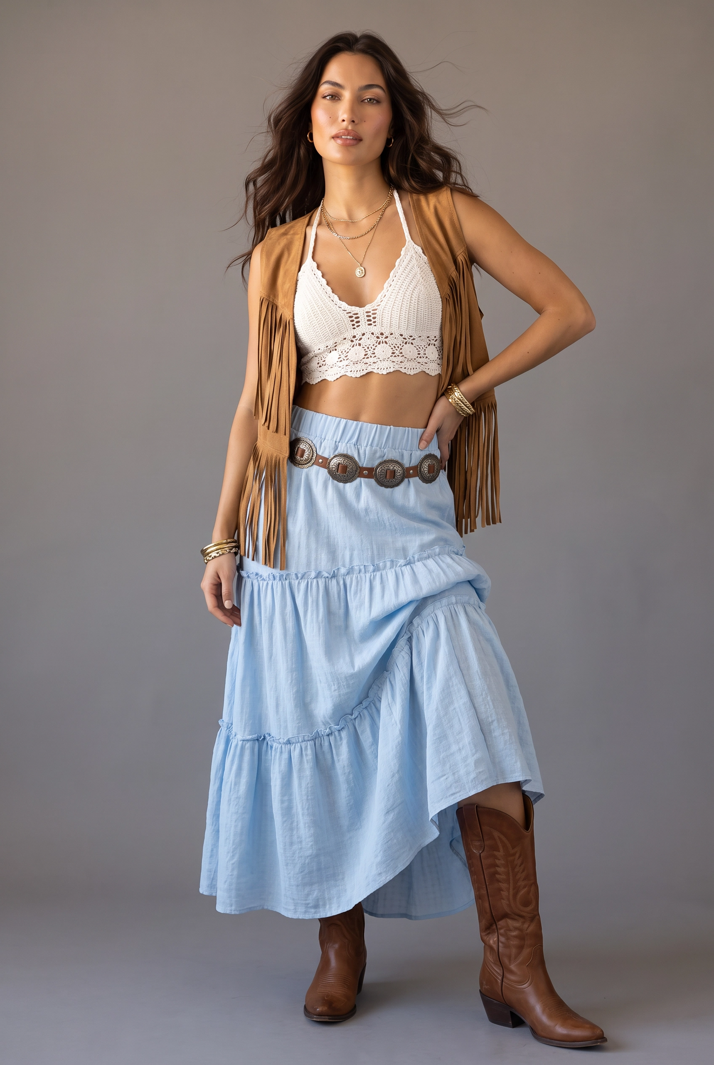 Wildflower Tiered Maxi Skirt
