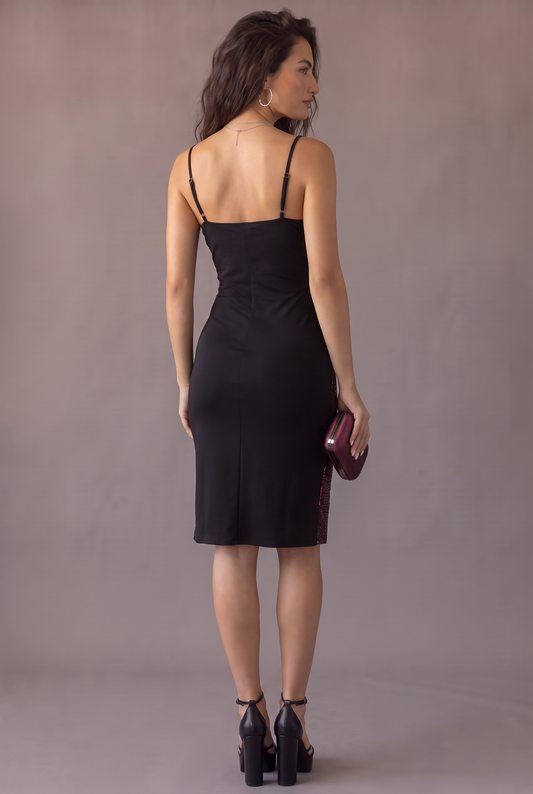 Center Stage Color Block Mini Dress