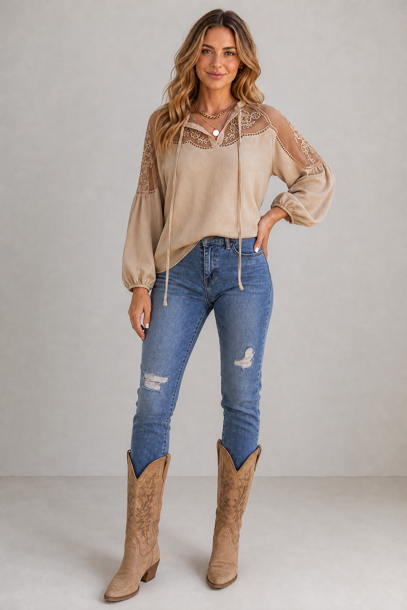 Prairie Bloom Lace Top