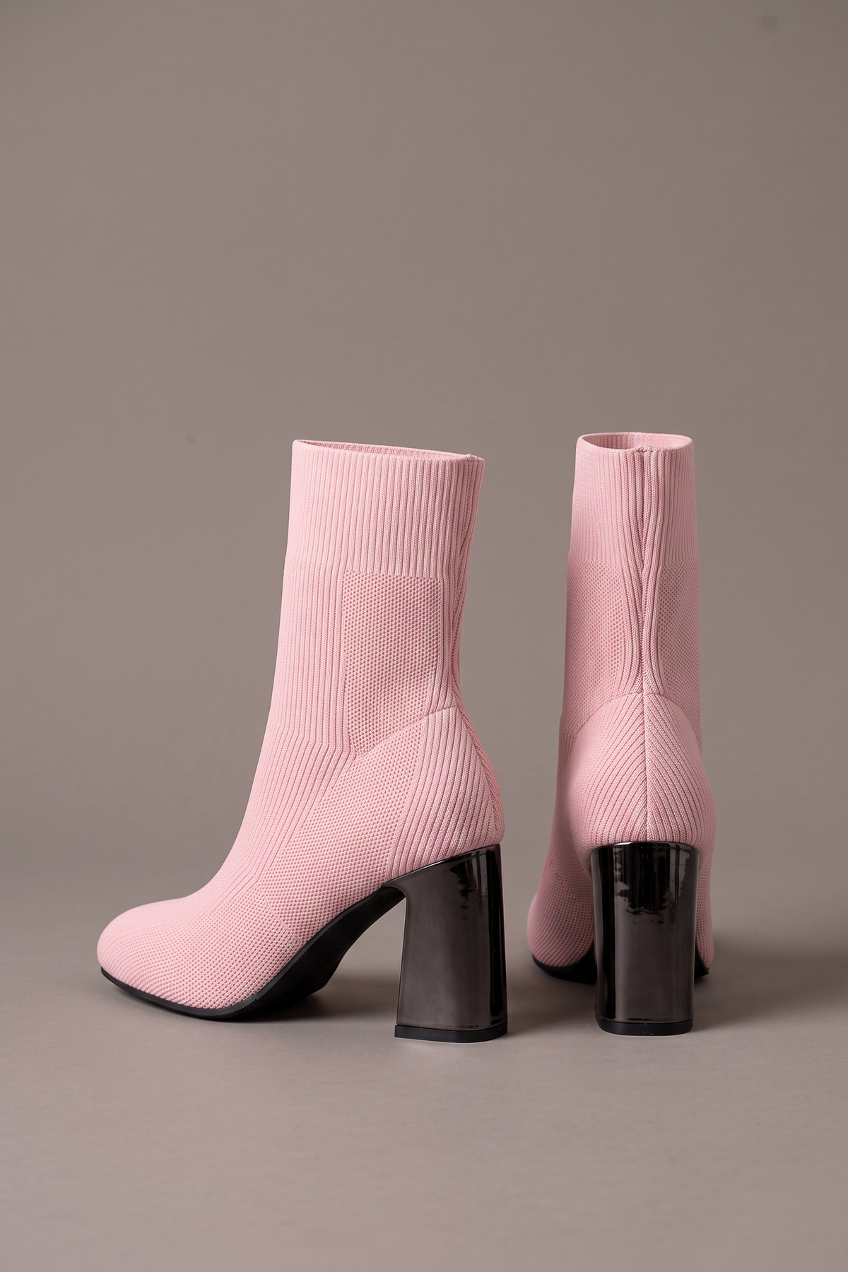 After Hours Mesh Block Heel Boots