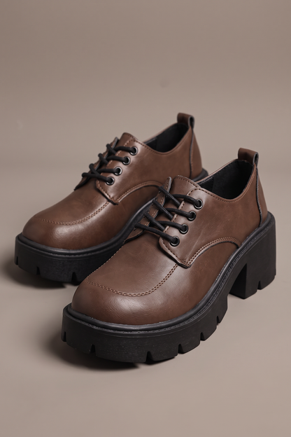 Main Stage Chunky Platform Oxford Sneakers