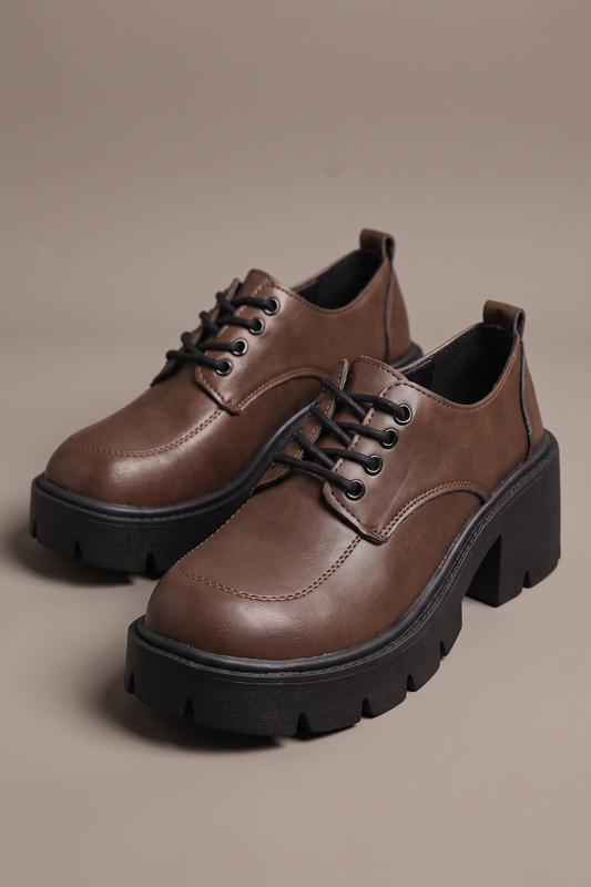 Main Stage Chunky Platform Oxford Sneakers
