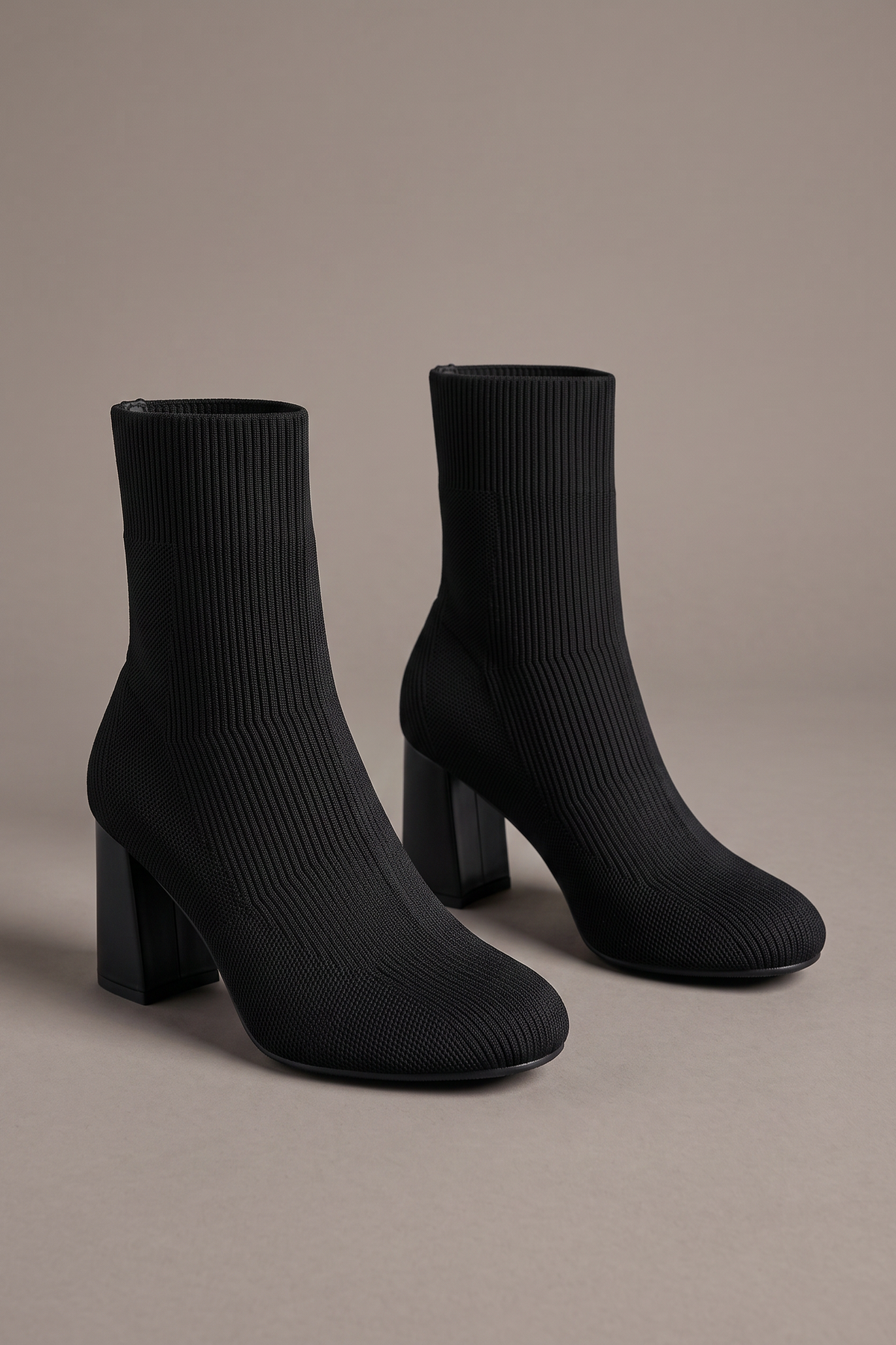 After Hours Mesh Block Heel Boots
