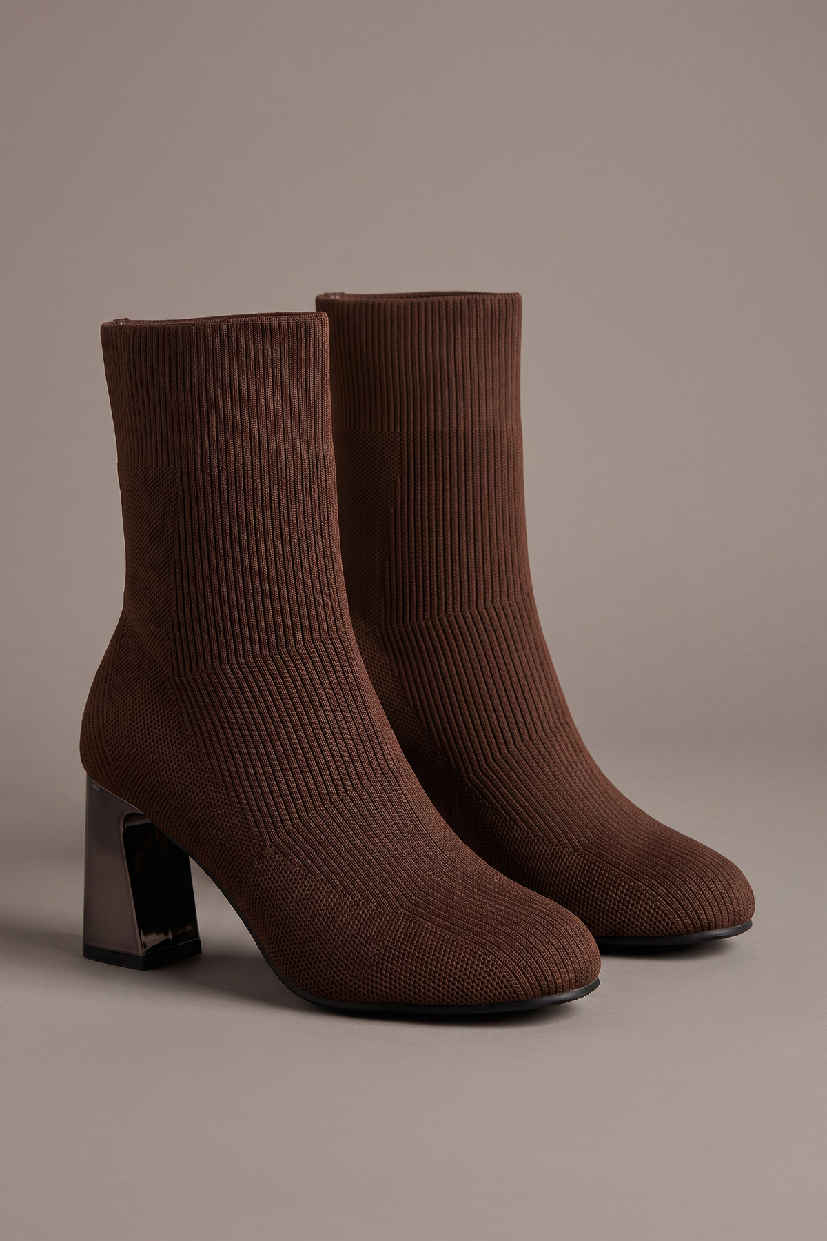 After Hours Mesh Block Heel Boots