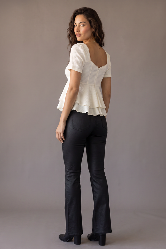After Hours Sweetheart Layered Ruffle Top