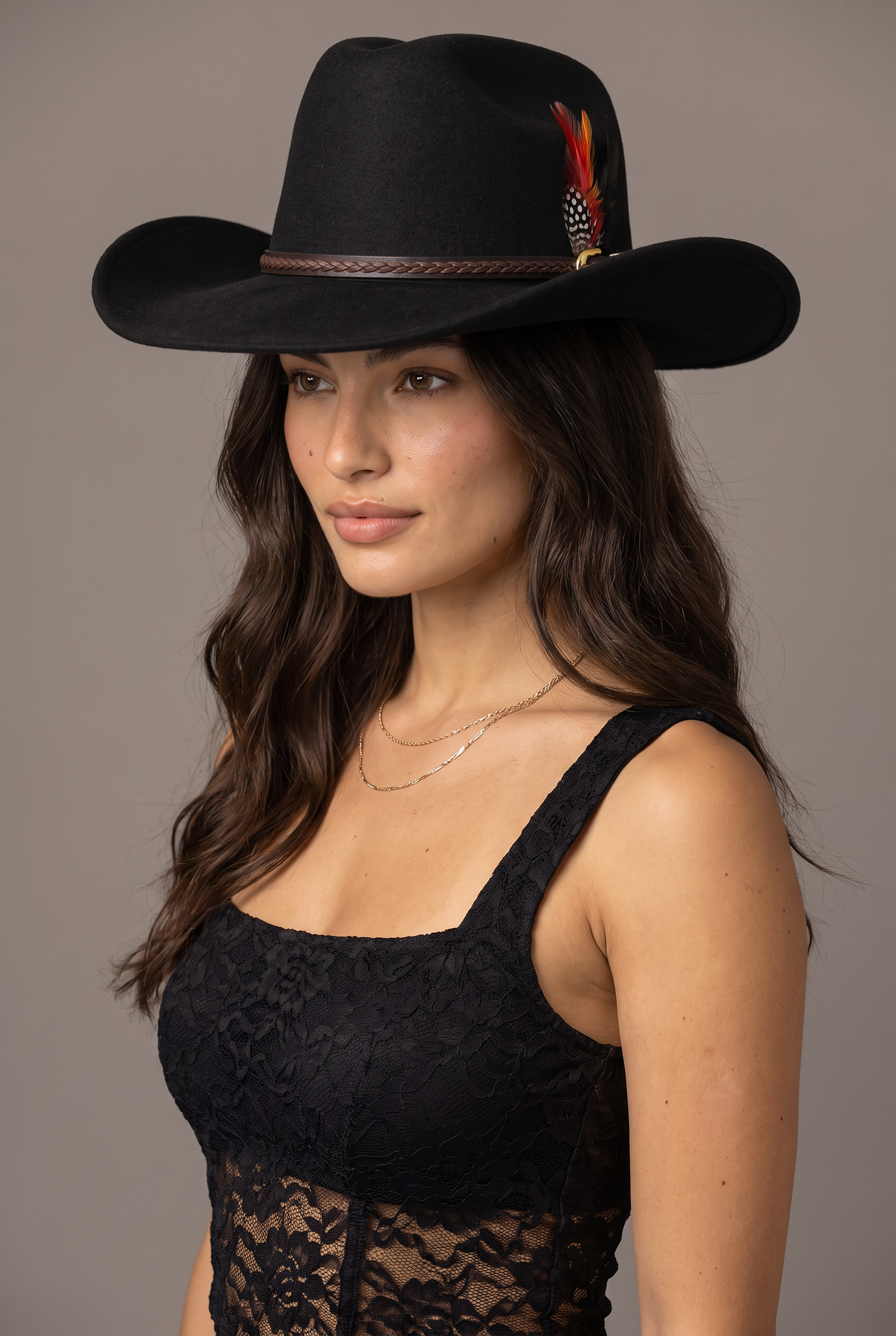 Highway Nights Classic Cowboy Hat