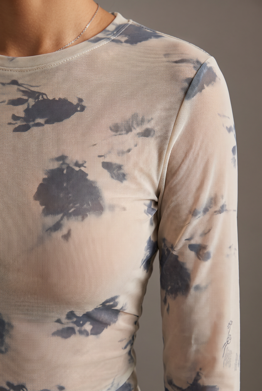 Desert Haze Sheer Mesh Top