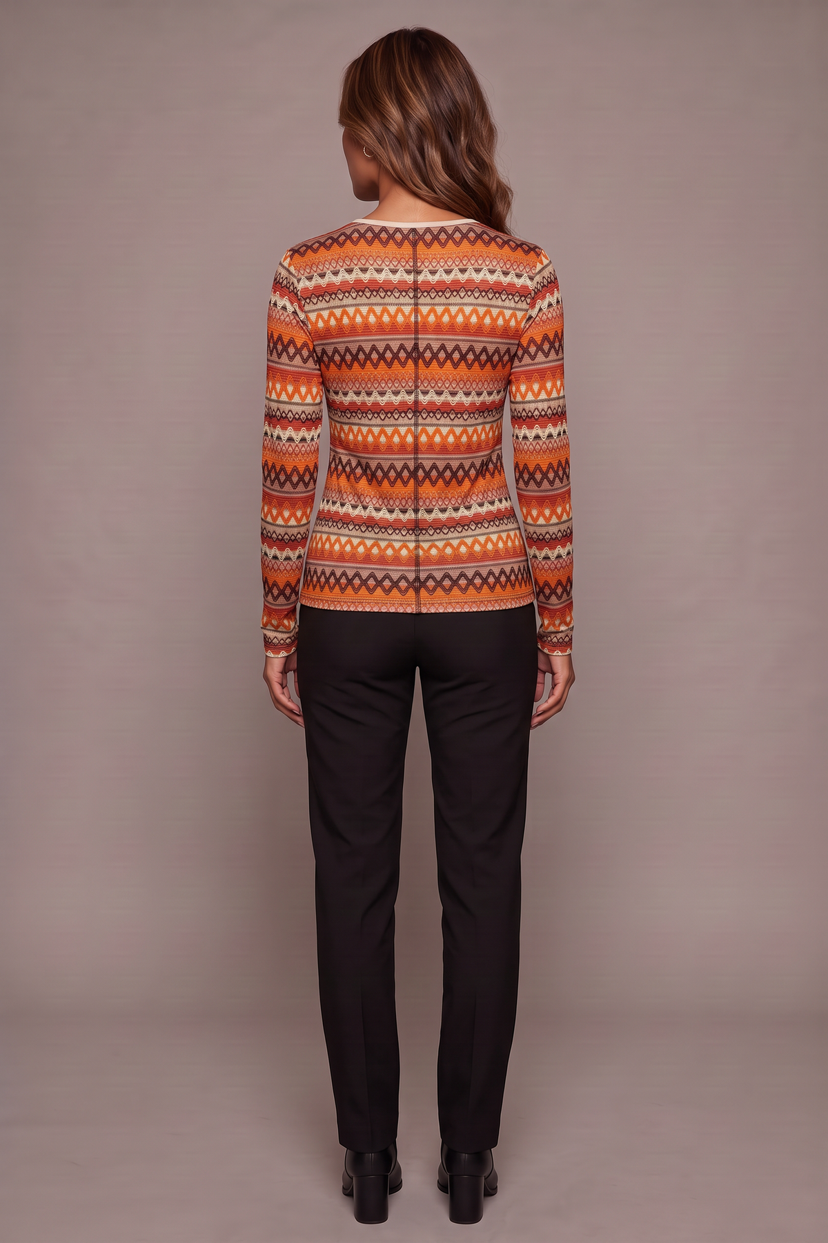 Desert Nomad Geometric Long Sleeve T-Shirt