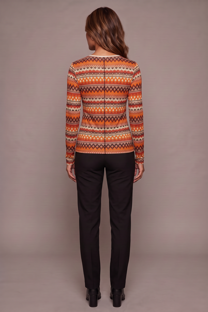 Desert Nomad Geometric Long Sleeve T-Shirt