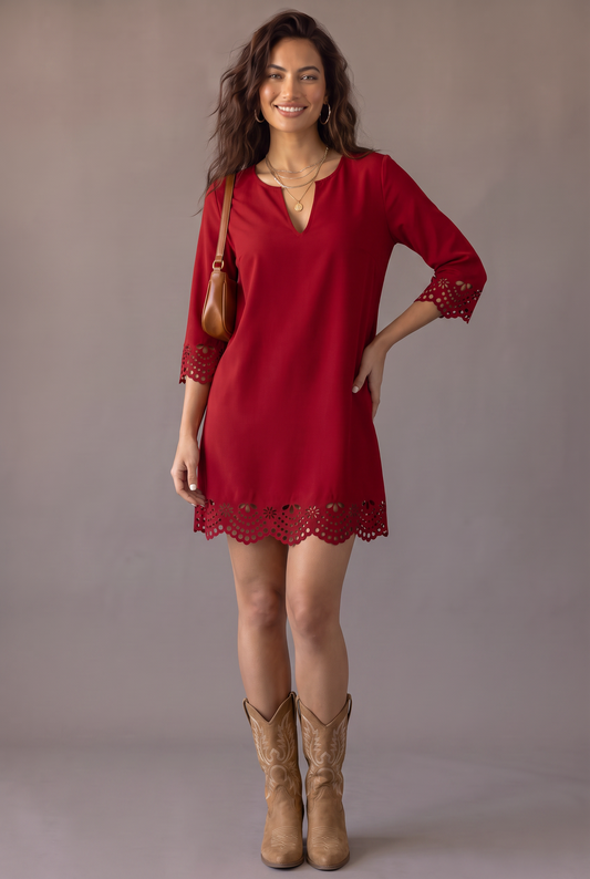 Nashville Nights Cutout Mini Dress