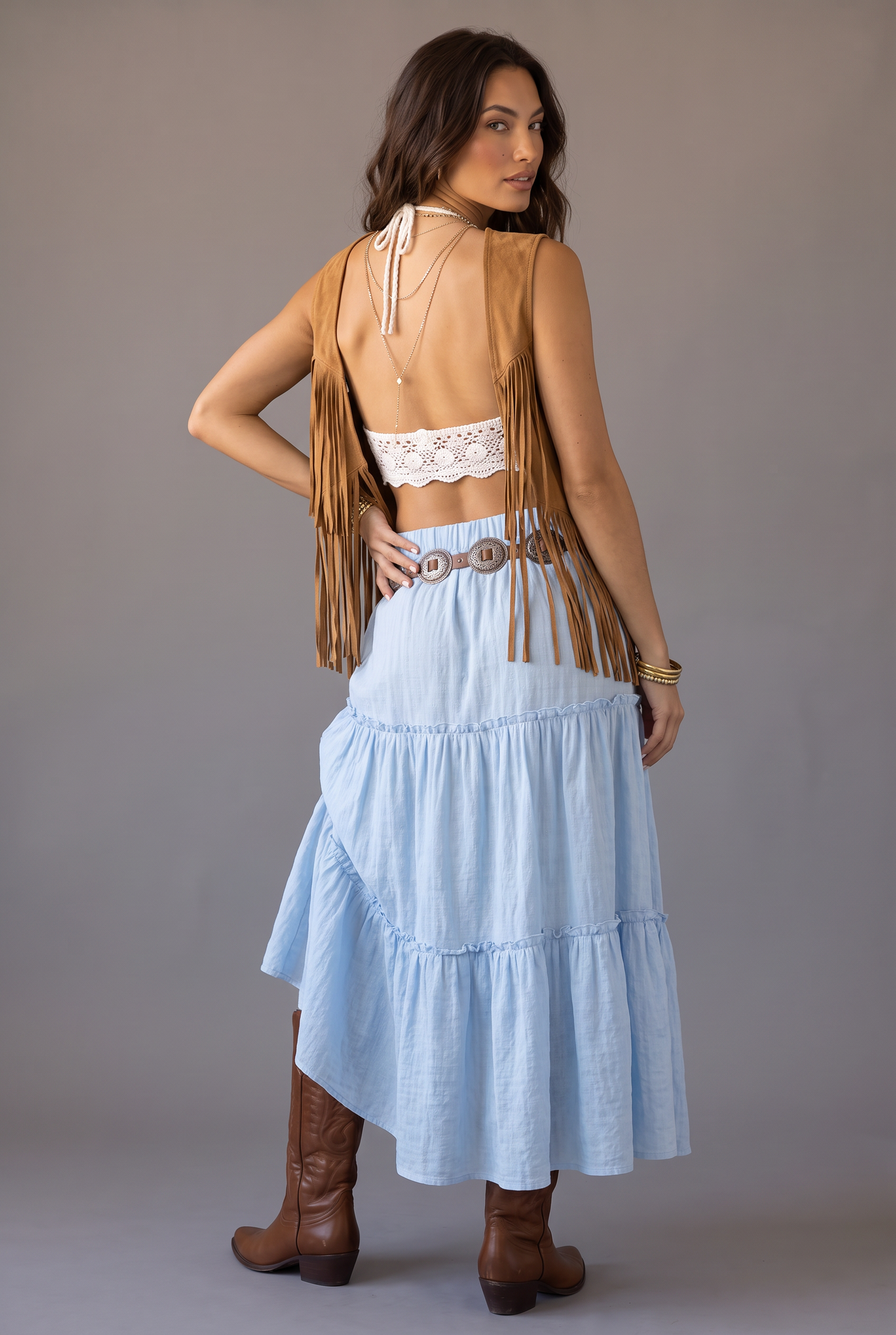 Wildflower Tiered Maxi Skirt