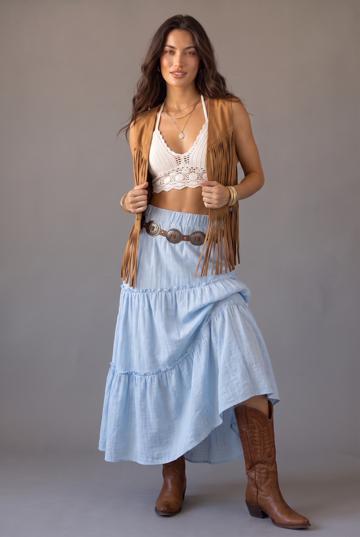 Wildflower Tiered Maxi Skirt