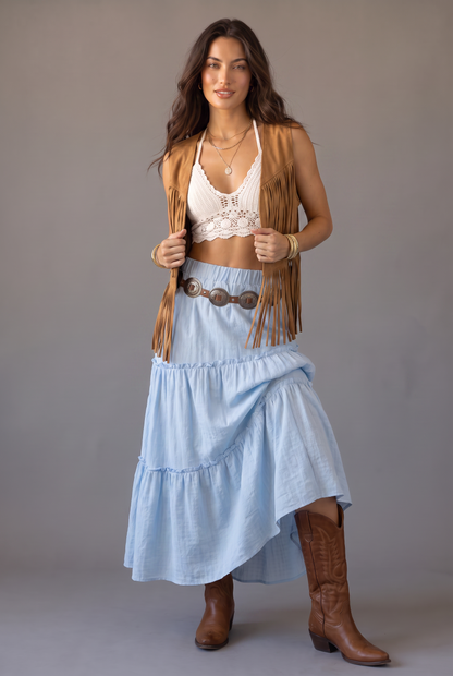 Wildflower Tiered Maxi Skirt