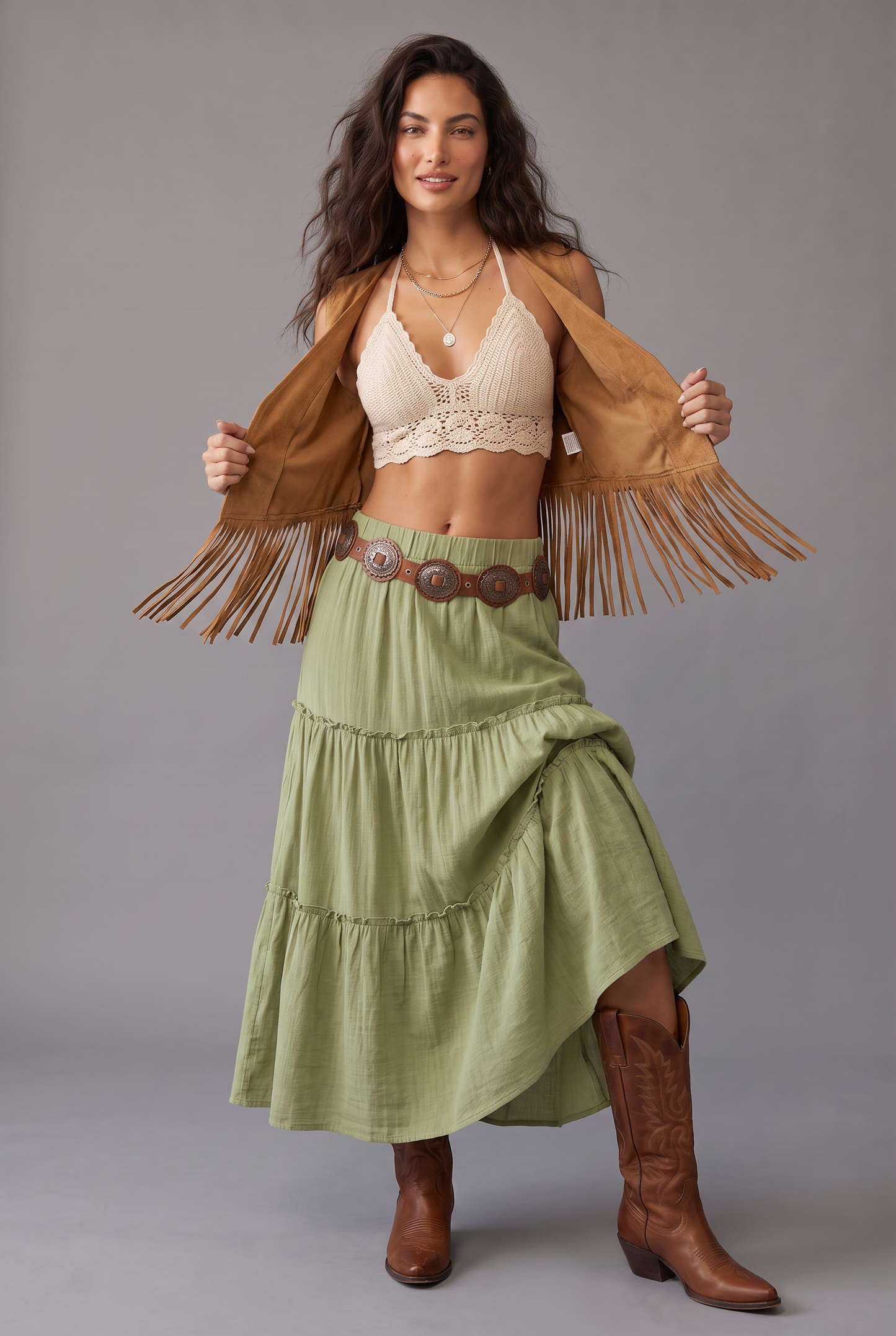 Wildflower Tiered Maxi Skirt