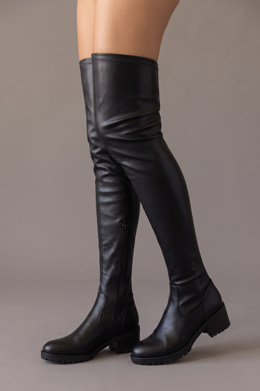 Headliner Over-the-Knee Block Heel Boots