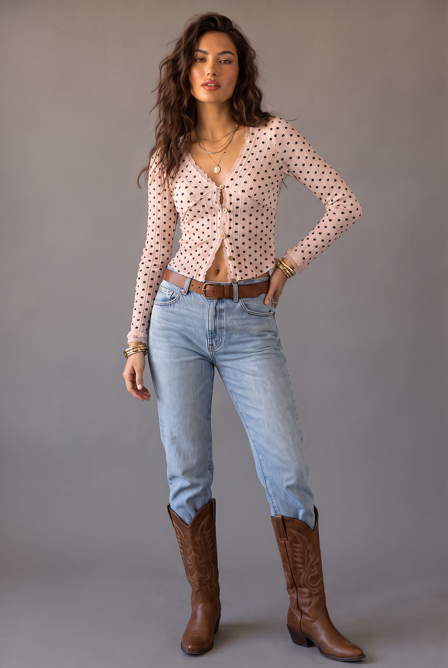 Sweet Talk Ruched Button-Down Blouse