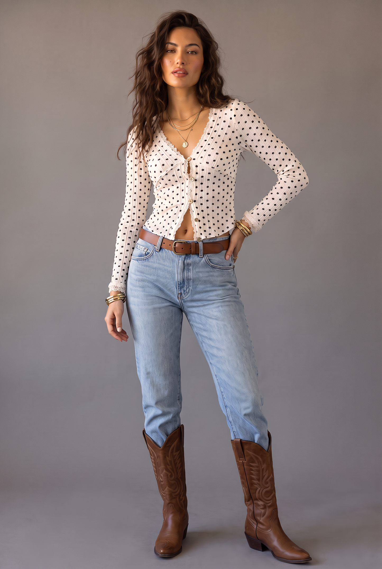 Sweet Talk Ruched Button-Down Blouse