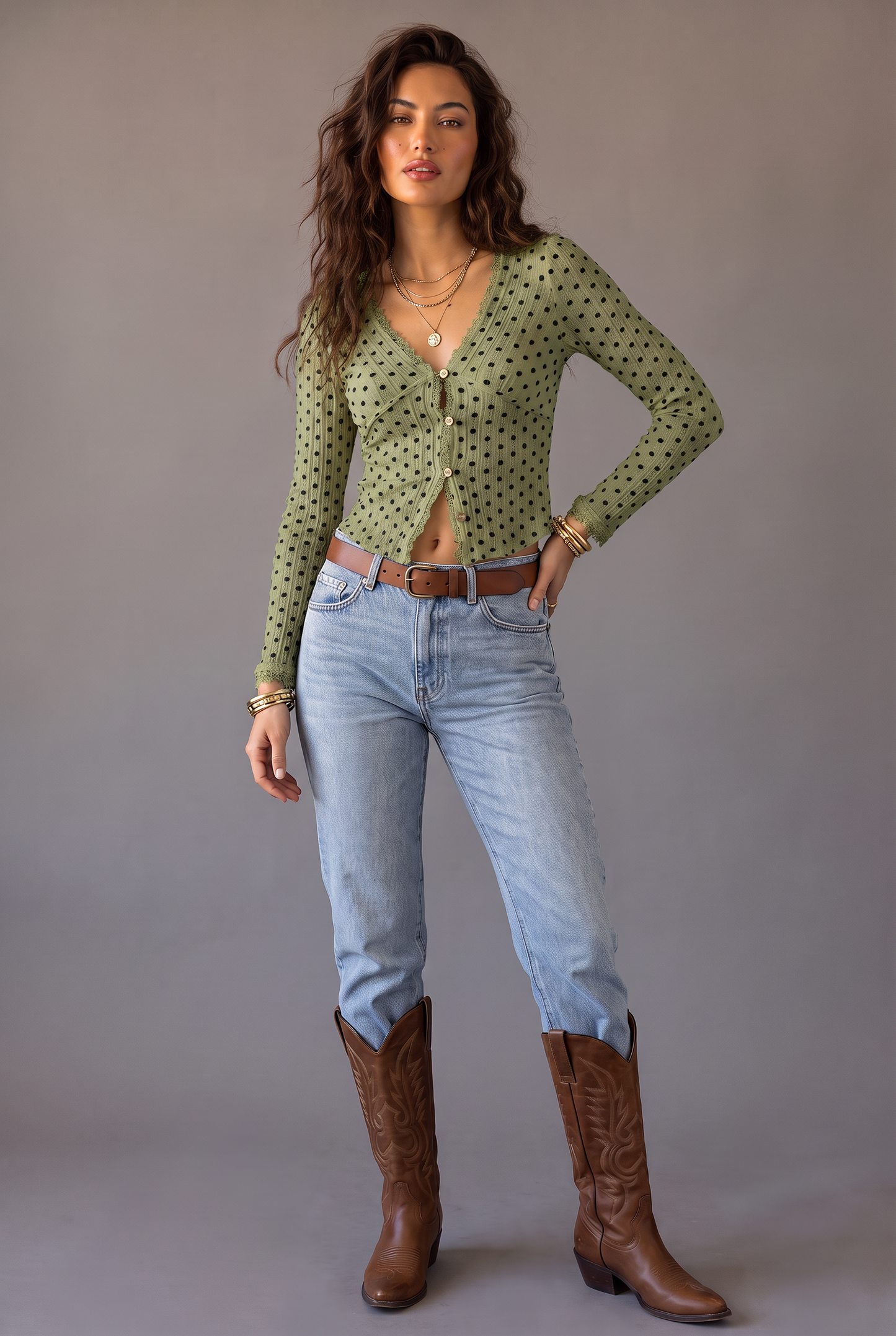 Sweet Talk Ruched Button-Down Blouse