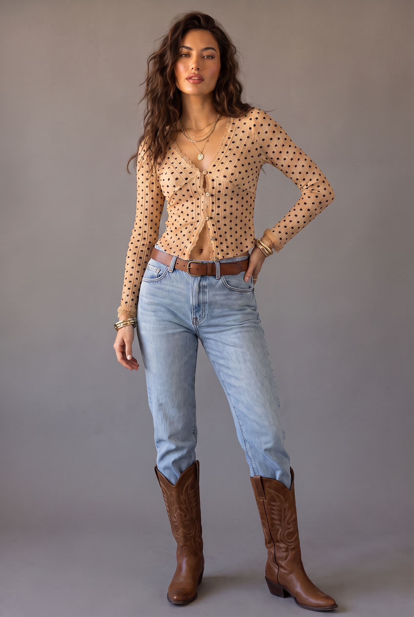 Sweet Talk Ruched Button-Down Blouse
