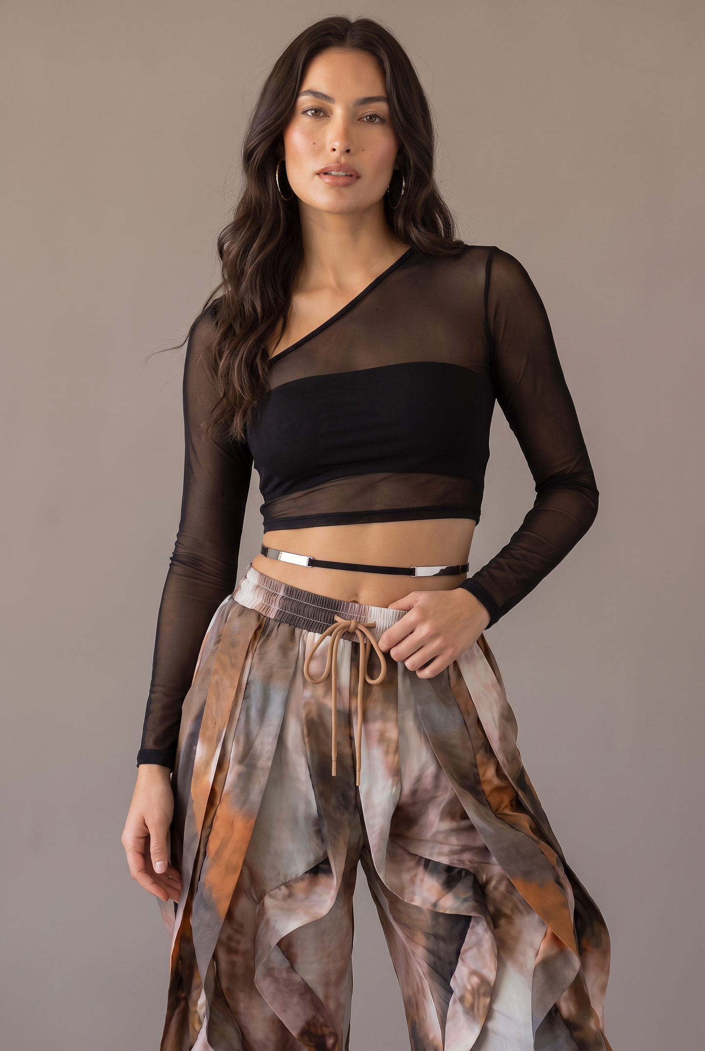 Desert Rhythm Ruffle Cargo Pants